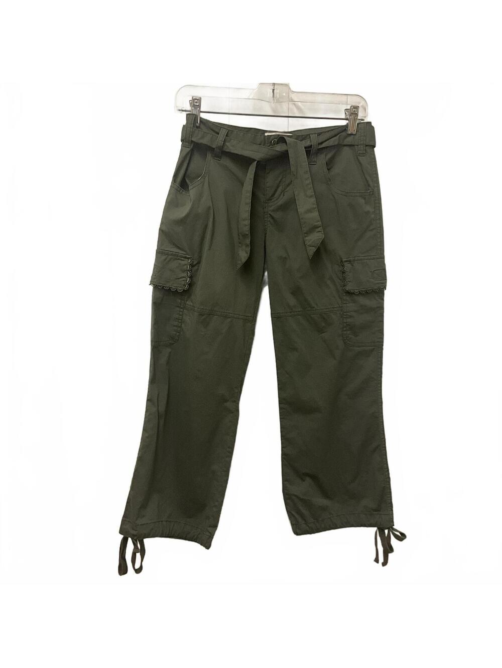 Brand New Personal Identity Women's Size 30 Army Green Cargo Pants
